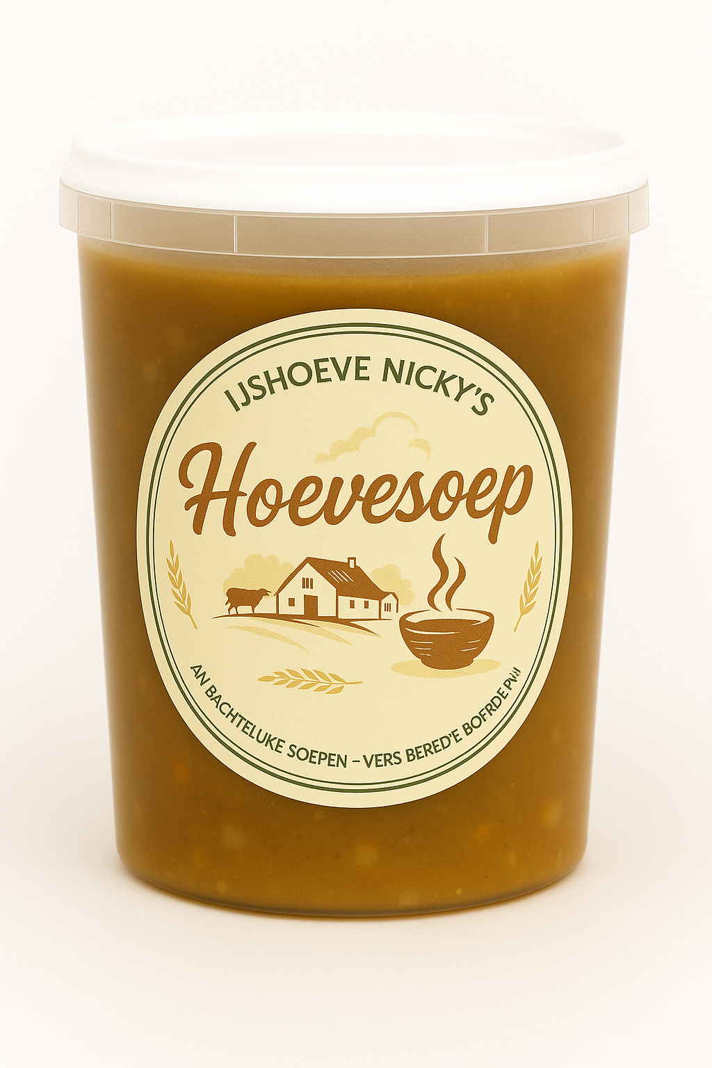 Soep v/d Week optie B - Bouillon Ui met Spekjes
